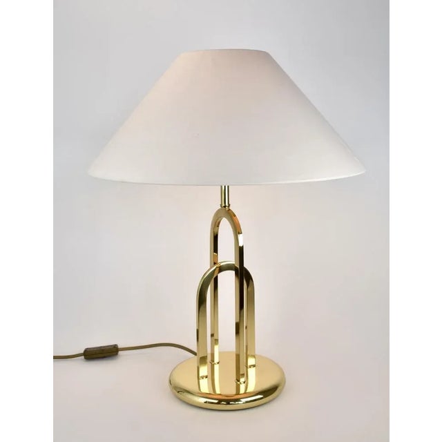 Mid-Century Modern Vintage Brass Regency Table Light, 1970s For Sale - Image 3 of 12