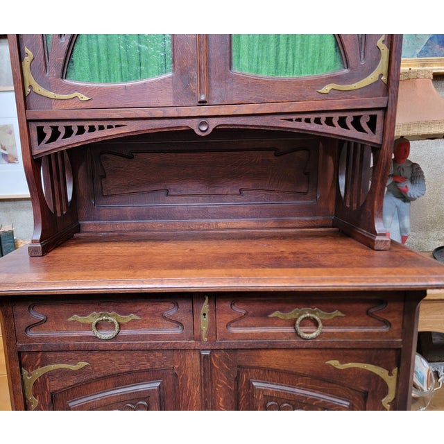 Antique Art Nouveau Cabinet or Cupboard Early 1900's For Sale - Image 4 of 18