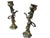 Goldenrod Brass Horse Candleholders, Set of 2 For Sale - Image 8 of 13