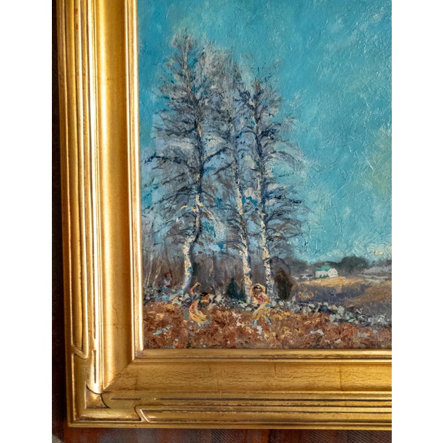 20th Century American Impressionist Landscape With Trees by Ernest Frederick Meyer For Sale In New York - Image 6 of 18