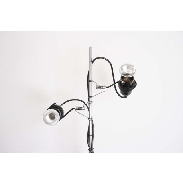 1980s Postmodern Double Spotlight Floor Lamp by Meblo for Guzzini, 1980s. For Sale - Image 5 of 10