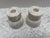 2010s Set of Two White Alabaster Candleholders, a Pair For Sale - Image 5 of 9