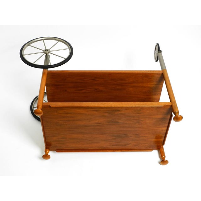 Mid-Century Modern Bar Cart in Walnut by Wilhelm Renz, 1960s For Sale - Image 11 of 18