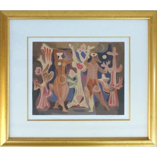 Mario Carreño Abstract Lithograph, 1989, Signed and Numbered For Sale