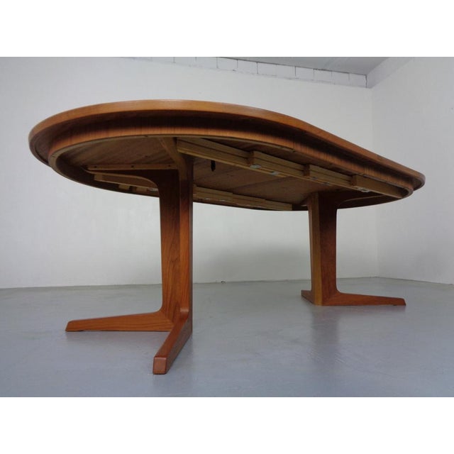 Extendable Teak Dining Table by Bernhard Pedersen & Son, Denmark, 1960s For Sale - Image 9 of 18