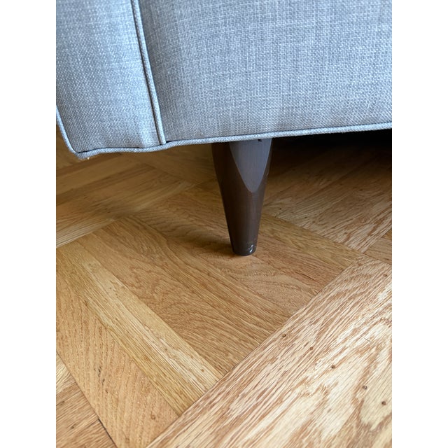 Custom Made Mid Century Modern Style Sofa For Sale - Image 4 of 7