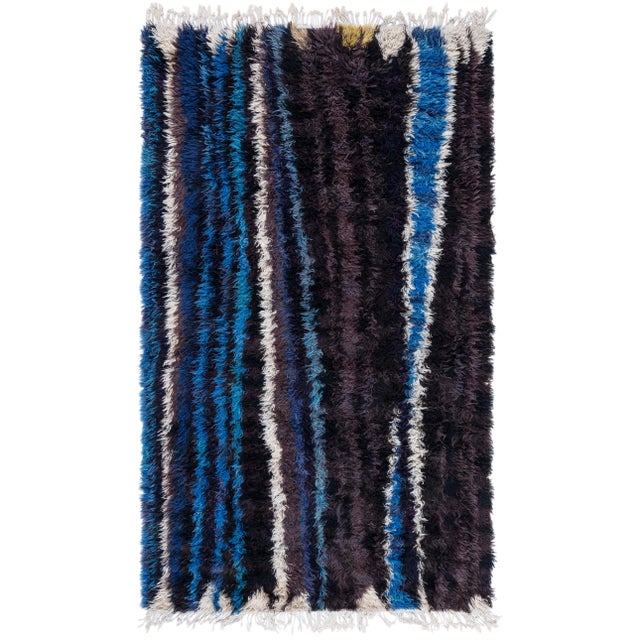 Doris Leslie Blau Swedish Pile Rug by Ingrid Dessau For Sale