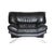 Postmodern Lounge Chair in Black Leather and Steel attributed to Nicoletti Salotti for Avanti, Italy, 1980s For Sale - Image 11 of 12