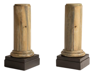 Vintage Empire-Style Column Cabinets from Lombard, 1960s, Set of 2