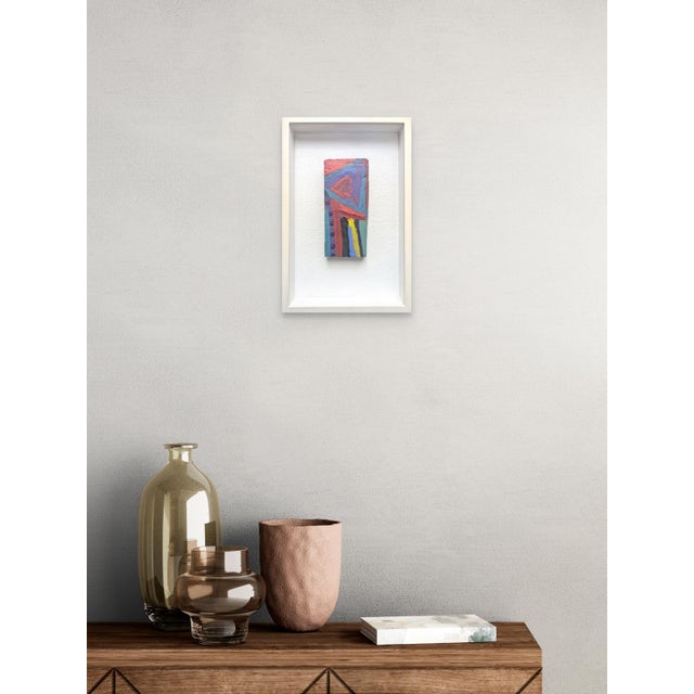 Anthony Frost Contemporary Abstract Acrylic on Wood "Mirror Me" by Anthony Frost For Sale - Image 4 of 6