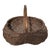 Early 19th Century Antique Woven Buttock Basket For Sale