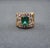 6.15 Ct Natural Emerald & Diamond Ring Size 6.5 For Sale - Image 4 of 8