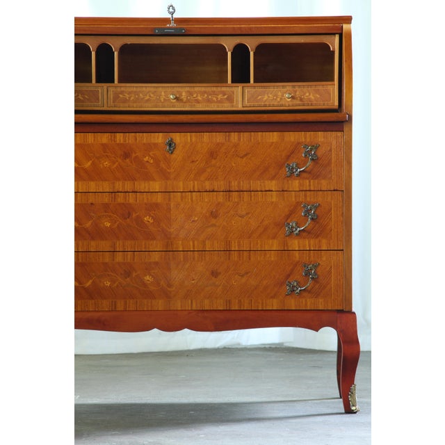 Danish Secretaire in Cherry by Edmund Jørgensen, 1950s For Sale - Image 14 of 18