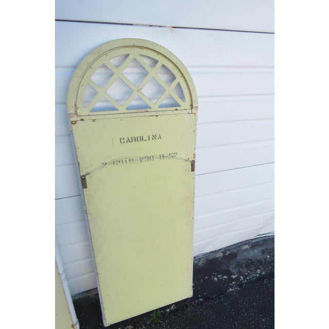 Late 20th Century Vintage Hollywood Regency Wall Dresser Bathroom Vanity Mirrors- a Pair For Sale - Image 5 of 12