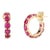 VRJewels Ruby Hoops - 2 Pieces For Sale