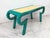 Wood Hand Painted Faux Malachite Console / Desk, Alessandro, Baker, 1980's For Sale - Image 7 of 11