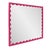 2020s Scalloped Pink Rectangle Mirror For Sale - Image 5 of 6