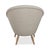 Set of Oda Lounge Chair and Ottoman in Cream Upholstery from Audo Copenhagen For Sale - Image 15 of 18