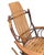 Wood Late 20th Century Handcrafted Rustic Hickory Twig Rocking Chair With Matching Footstool Adirondack Lodge Style For Sale - Image 7 of 18