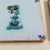 19th Century Hand-Painted Delft Wall Tiles With Flowers and a Bird, Set of Five (5) For Sale - Image 10 of 11