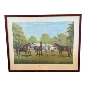 Richard Stone Reeves Profiles of Courage Lithograph, Framed