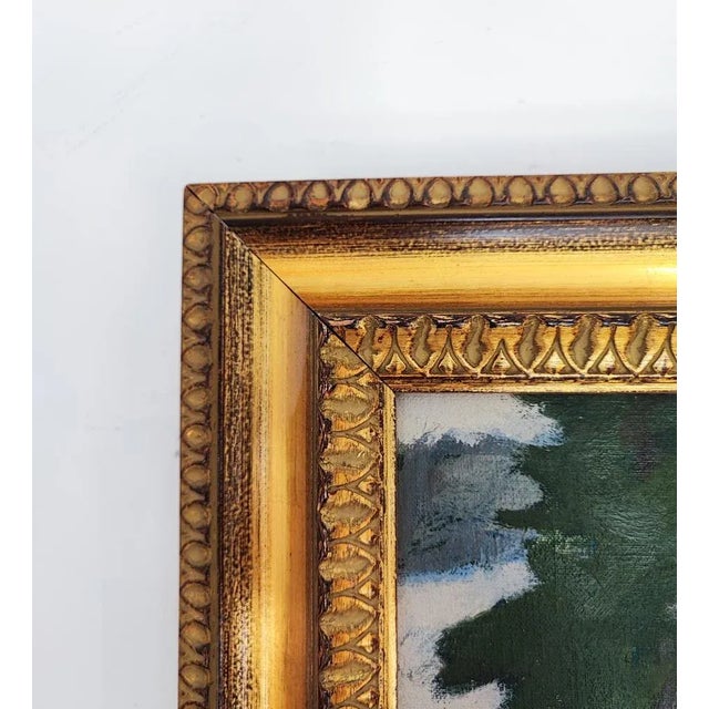 Wood Henry Meylan, Partie de chasse, 1950, Oil on Wood, Framed For Sale - Image 7 of 10
