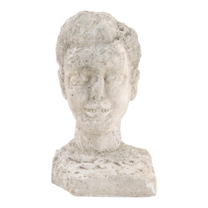20th Century Belgian Concrete Bust