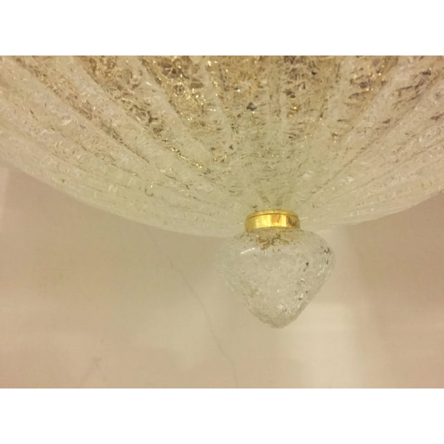 Metal Murano Glass Sputnik Chandelier Flush Mount from Simoeng For Sale - Image 7 of 12