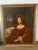 1990s Oil on Canvas,Lady in Red Portrait For Sale - Image 4 of 6