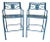 Mid-Century Aluminum Patio Barstools, a Pair For Sale