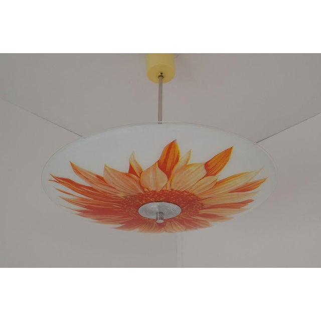 Mid-Century Glass Pendant, 1960s For Sale - Image 3 of 14