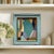 This is a new abstract color-block oil painting exploring colors and shapes. The oil painting is done on a hardboard...