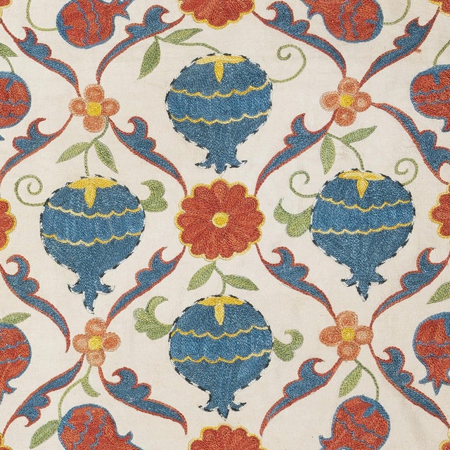 New Hand-Embroidered 100% Silk Cushion Cover – Authentic Uzbek Textile Art Elevate your home décor with this exquisite...