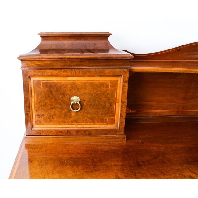 Edwardian Sheraton Revival Mahogany Sideboard, 19th Century For Sale - Image 6 of 18