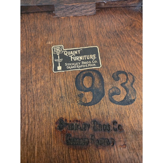 Brown Early 20th Century Stickley Brothers Umbrella Stand For Sale - Image 8 of 8