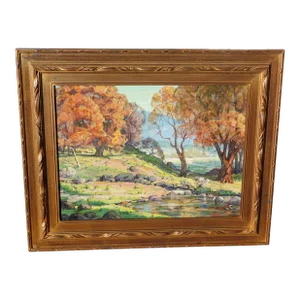 Eugene Frandzen, Early Ca Artist, Oil Painting, Framed