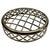 Cobalt Cut-to-Clear Crystal Pique Fleurs Vase with Grille from Val Saint Lambert, 1935 For Sale - Image 9 of 11