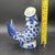 1990s Vintage MCM Blue White Chinese Porcelain Koi Open Mouth Fish Vase For Sale - Image 5 of 6