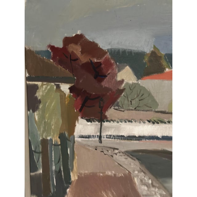 Bengt Eklund, Landscape, 1951, Oil Painting on Canvas, Framed For Sale - Image 13 of 18