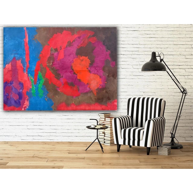 "Strange Vista" by Erle Loran was acquired from popular Los Angeles Interior Designer Kelly Wearstler, who's well known...