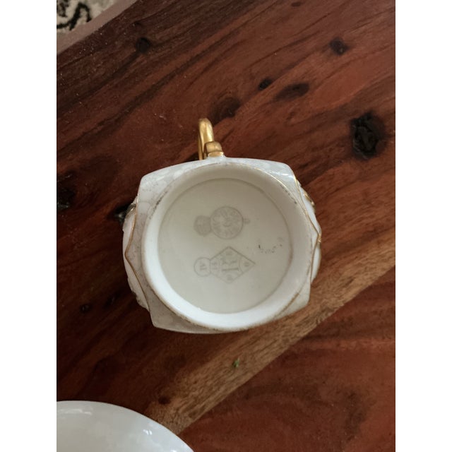 Late 19th Century Late 19th Century Royal Worcester Teacup & Saucer For Sale - Image 5 of 7