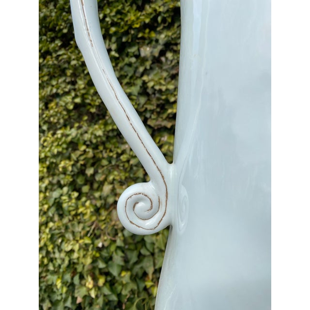 Oversize Ceramic Pitcher For Sale - Image 11 of 13