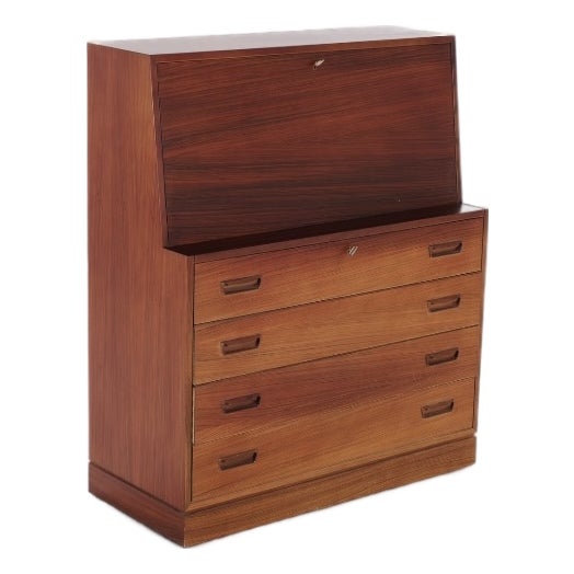 Model 81 Secretary Desk by Arne Wahl Iversen for Vinde Møbelfabrik, Denmark, 1960s For Sale