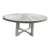 Sutherland Hurel Ralph 63” Round Dining Table For Sale