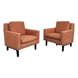 Pair of Edward Wormley for Dunbar Lounge Chairs For Sale