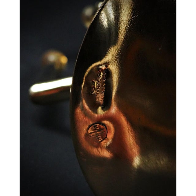 Candleholders in Gilded Brass by Karl Hagenauer for Wiener Werkstätte, 1930 For Sale - Image 17 of 18