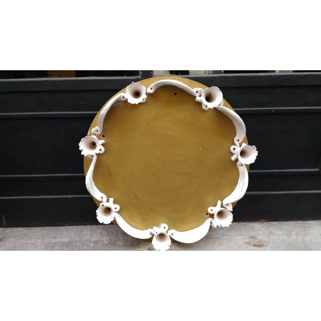 6-Light Ceiling Light in White Egle Pozzi Porcelain, 1963 For Sale - Image 4 of 14