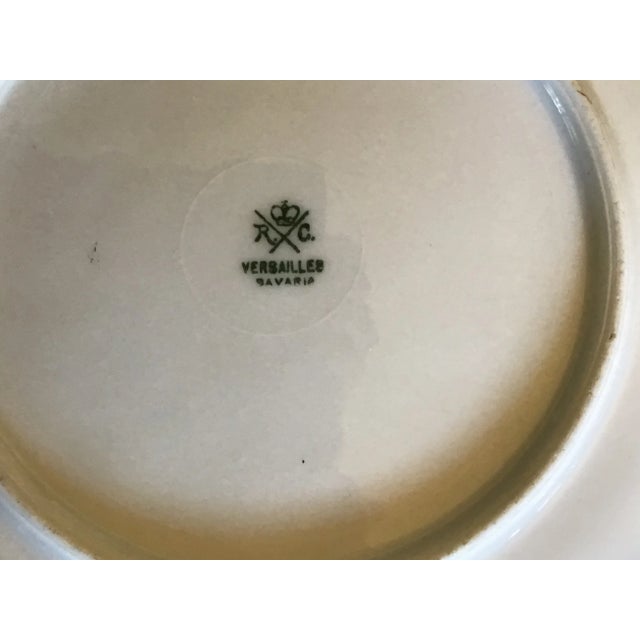 7.75” diameter. Made by R. C. Versailles Bavaria. This mark was used on items manufactured between 1891-1906. R. C. Is the...