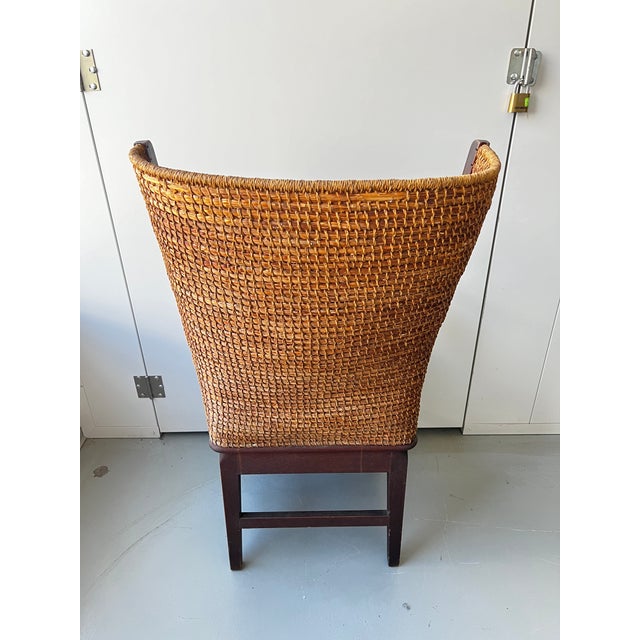 20th Century Scottish Oak Framed Orkney Chair. For Sale - Image 4 of 5