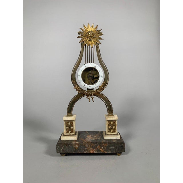 Louis XVI period skeleton clock For Sale